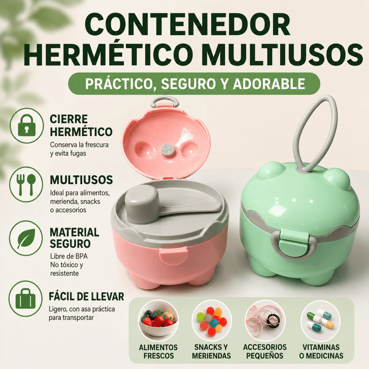 Contenedor Hermético Multiusos A