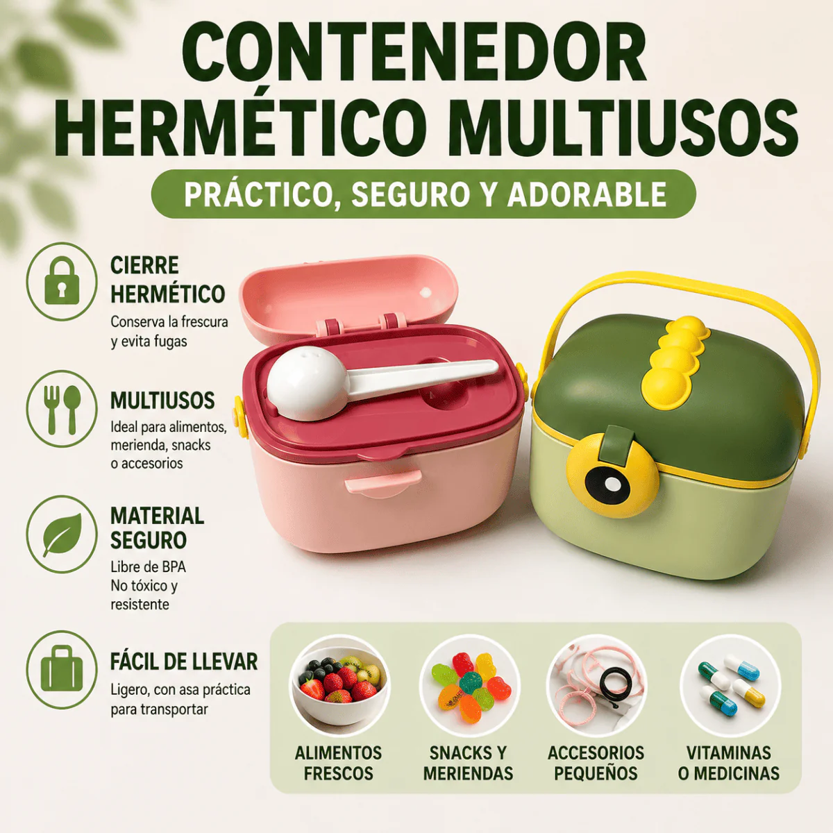 Contenedor Hermético Multiusos B
